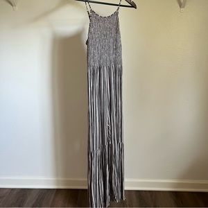 Angie High-necked Smock Jump Suit